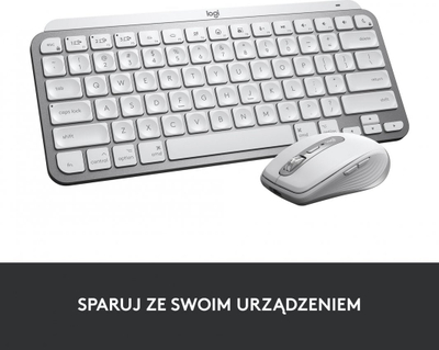 Mini tastierë Logitech MX Keys, US, e hirtë