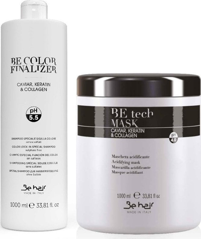 Shampo për flokë të lyer Be Hair Be Color Finalizer, pa sulfate, pa parabene