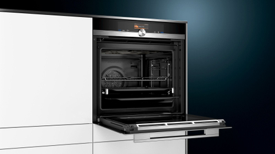 Furrë inkaso Siemens HB676G1S6S, 71L, pirolizë, e zezë inox