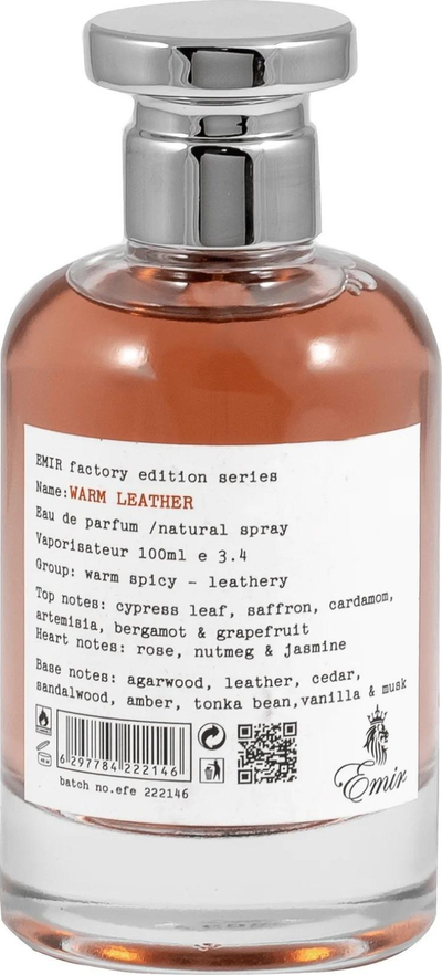 Parfum Paris Corner Emir Warm Leather, Eau de Parfum, 100ml, unisex