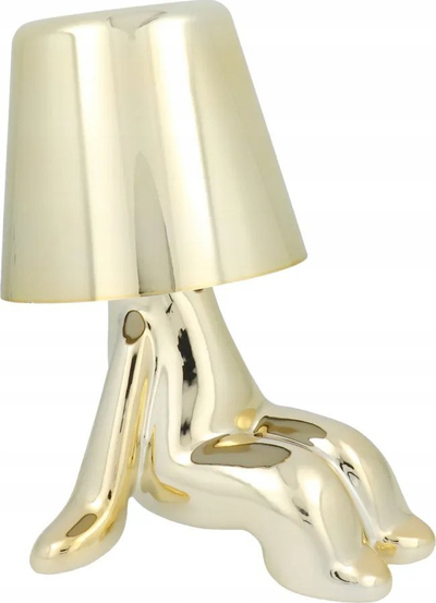 Табелна ламба OEM GOLD MAN Art Deco MLTL, LED со допир, USB, златна