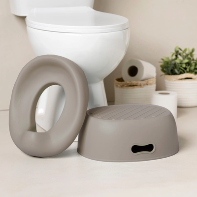 Oturak për fëmijë Nattou Potty Care, 3 në 1, taupe