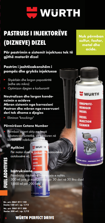 Aditiv për pastrimin e sistemit injektues (dizne)-dizel-300ml