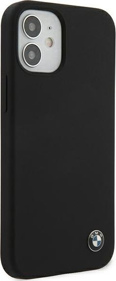 Kapak telefoni BMW BMHCP12SSILBK për iPhone 12 mini 5.4\", silikon, i zi
