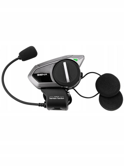 Interkom për motorra Sena 50S Dual, Mesh 2.0, Harman Kardon, i zi