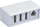 Adapter telefoni Schwaiger TDA1231 532, 3x TAE, 1x RJ11, i bardhë