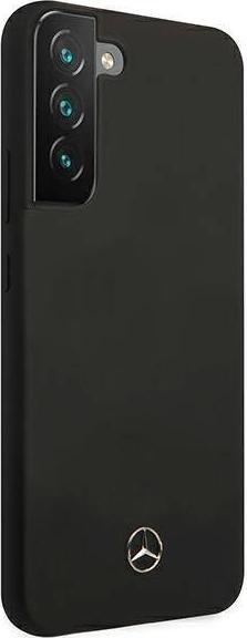 Kapak silikoni Samsung Galaxy S22 Plus Mercedes MEHCS22MSILBK, i fortë, i zi
