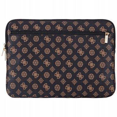 Borsë laptopi Guess Peony Pocket Triangle, 14", e zezë