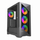 Kutia PC Gembird Fornax 900 ARGB, MIDI Tower ATX, 4 ventilatorë ARGB, e zezë