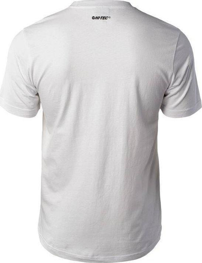 Bluzë T-shirt për meshkuj HI-TEC Zergo, pambuk, XL, e bardhë