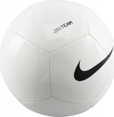 Top futbolli Nike Pitch, për trening, i bardhë