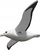 Puzzle 3D Fat Brain Toys Eugy Royal Albatross, karton, 6+, i bardhë