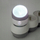 Lampë nate prizë Sanico Orion, LED, sensor zmreke, e bardhë