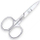 Gërshërë për thonj Top Choice 7057, çelik inox, argjendi