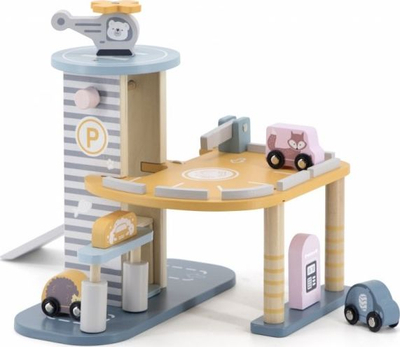 Lodër Parking Viga Toys, 23.5 x 15 x 31 cm