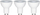Llampë LED Paulmann Standard Reflector 3-Step Dim, GU10, 230V, e bardhë