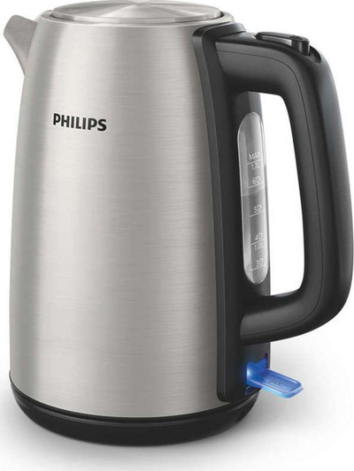Ibrik elektrik Philips HD9351/91, 2200 W, 1.7 l, i argjendtë