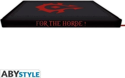 Fletore ABYstyle World of Warcraft Horde, 180 faqe, e zezë