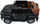 Makina elektrike për fëmijë Mercedes Benz Maybach G650, model lodër, e zezë