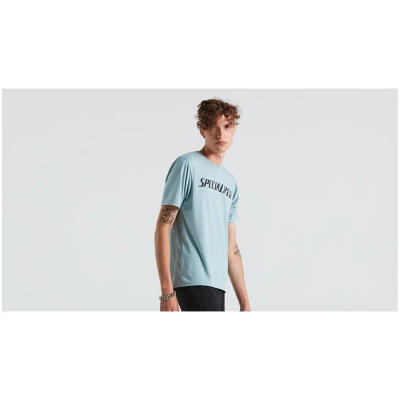 Maice Wordmark Tee Ss Men Arctblu L 64622-3604