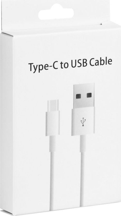 Kabllo USB Partner Tele.com, USB-A - USB-C, 1m, e bardhë