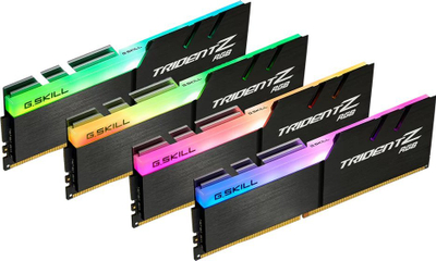 Memorie G.Skill Trident Z RGB, DDR4, 64 GB, 3600 MHz, CL16, F4-3600C16Q-64GTZRC