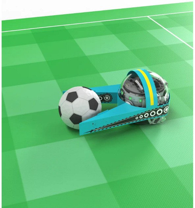Тепих за игра за деца Challenge Mat Soccer, фудбалска тема, издржлив материјал, повеќебоен