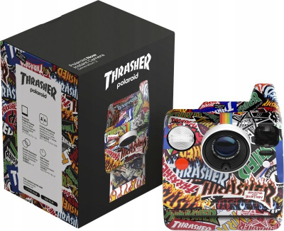 Aparat fotografik Polaroid Now Gen 3.0 Thrasher Edition, me autofokus, USB-C, shumëngjyrësh