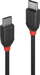 Kabllo Lindy USB-C në USB-C, 0.5m, e zezë