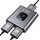 Adapter HDMI Tech-Protect HB07, 2 në 1, 4K 60Hz, gri hapësinor