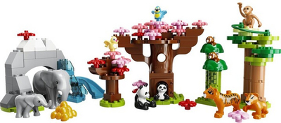 Set lodër LEGO® DUPLO® 10974 Wildlife of Asia, 118 pjesë