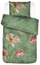 Set mbulesë jorgani Essenza Annabel Basil, 140x220 cm, lule, jeshile
