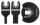 Set tehësh metalike Graphite 56H072, 3 copë, 20 mm