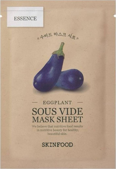 Maskë fytyre Skinfood Sous Vide Eggplant, që lag mirë lëkurën dhe i jep dritë, 1 copë