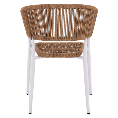 Kolltuk alumini Eulo 55,5x63,5x78Hcm (HM5783.12), bardhë/ bezhë