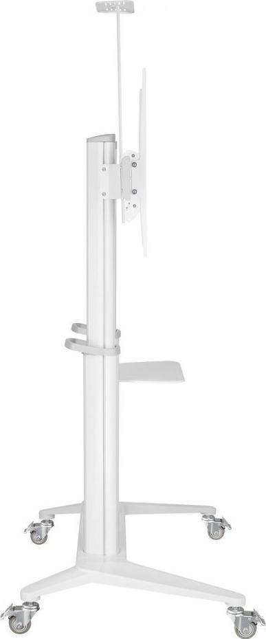 Stativ mobil për tabelë interaktive Techly ICA-TR49W, 70-120", 140kg, i bardhë