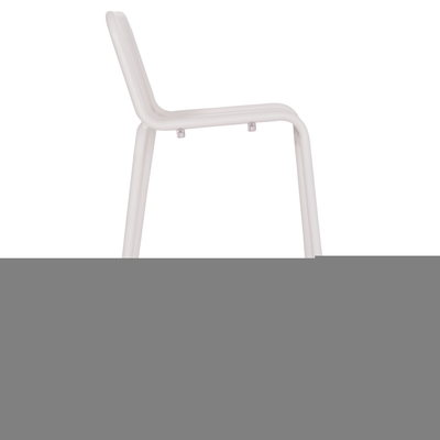 Karrige bar alumini RACHEL HM6341.02, 47x56.5x98.5cm, e bardhë