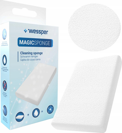 Sfungjer magjik pastrimi Magic Sponge, melaminë, për heqje njollash, i bardhë