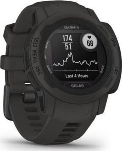 Ora sportive Garmin Instinct 2S Solar, 40mm, GPS, gri grafit