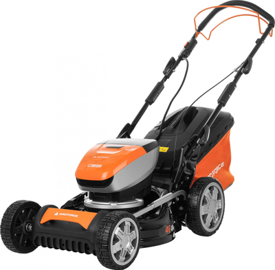 Kositëse bari me bateri Yard Force GR40, 46 cm, bateri 10Ah, portokalli e zezë