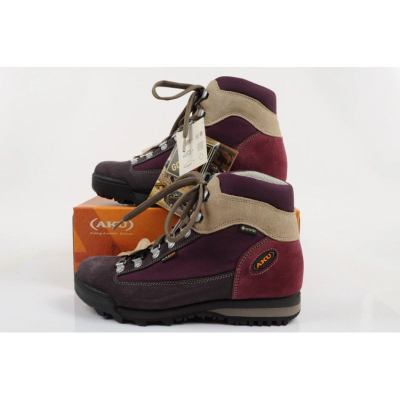 Këpucë trekking për femra Aku Ultra Light Original GTX, GORE-TEX, taban Vibram, burgundy violet