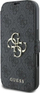 Këllëf telefoni Guess GUBKP16X4GMGGR, Book 4G Metal Logo, për iPhone 16 Pro Max, i zi