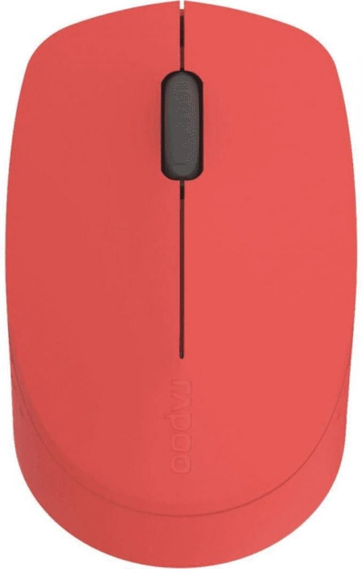 Maus Rapoo M100, wireless, Bluetooth, USB, i kuq