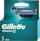 Brisqe zëvendësuese Gillette Mach3, 3 tehe, 5 copë, blu