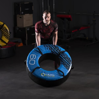 Gomë trajnimi HMS Premium PYT02, 60 kg, 8 doreza, blu e zezë