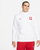 Hanorak Nike Poland Hoody M DH4961 100, me kapuç, me zinxhir, i bardhë