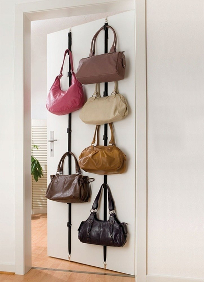 Organizues çantash Wenko Door Hanger, 8 grepa, për derë, i zi