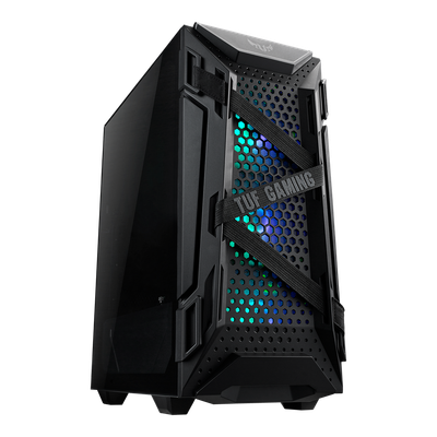 Kuti PC Asus TUF Gaming GT301, mid tower, ATX, me RGB, e zezë