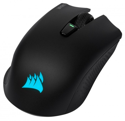 Mouse gaming Corsair HARPOON RGB Wireless, 10000 DPI, pa kabllo, i zi