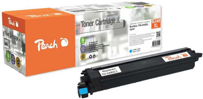 Toner Peach B248XLC XL, zëvendëson Brother TN-248XLC, cyan